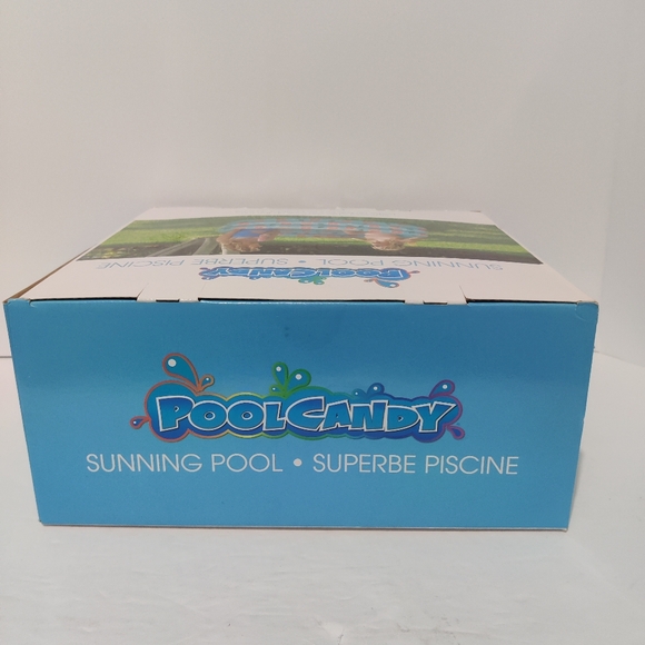 PoolCandy Inflatable Grapefruit Sunning Pool New In The Box - Picture 3 of 6
